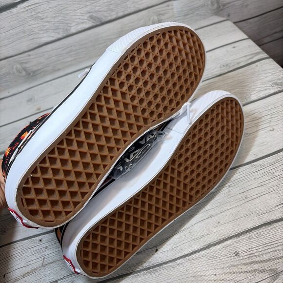 Vans Men\'s Sz 8 Skate Sk8-Hi Thrasher Black Shoes Black/Orange main image 6